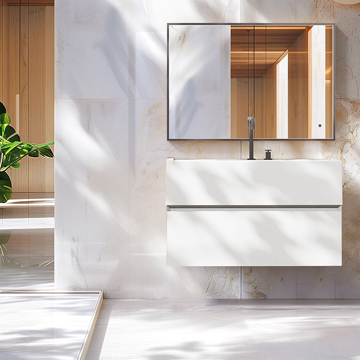 Kerasan Kanaal Тумба подвесная 100х46.5см, с 1 ящиком, цвет: белый матовый