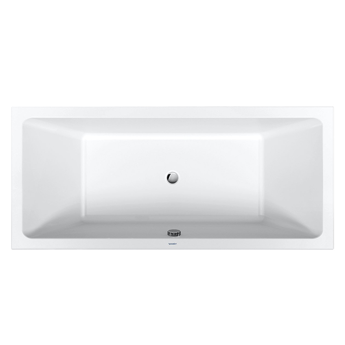 Duravit D.1 Ванна 180х80см., прямоугольная, встроенная, с двумя наклонами спинки, акрил, цвет: белый