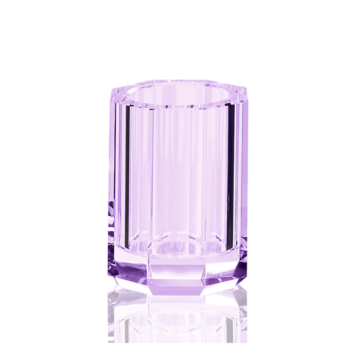 Decor Walther Kristall BER Стакан настольный, цвет: хрусталь фиолетовый