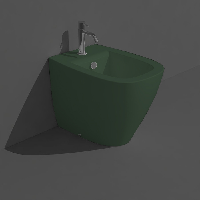 Simas Juniper Биде напольное 53,5x370xh42см, с 1 отв., цвет: mirto matt