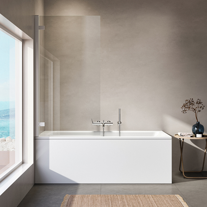 Ideal Standard Dolce Vita Ванна 170x80 см, встраиваемая, акрил, без панелей, перелива, ножки в комплекте, цвет: белый глянец