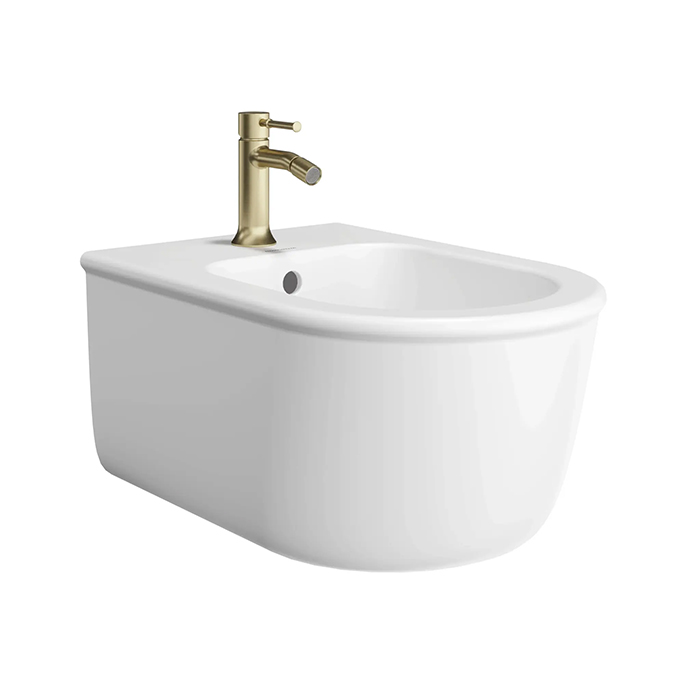 Kerama Marazzi Elegance Биде подвесное 53x35см, с 1 отв., цвет: белый матовый