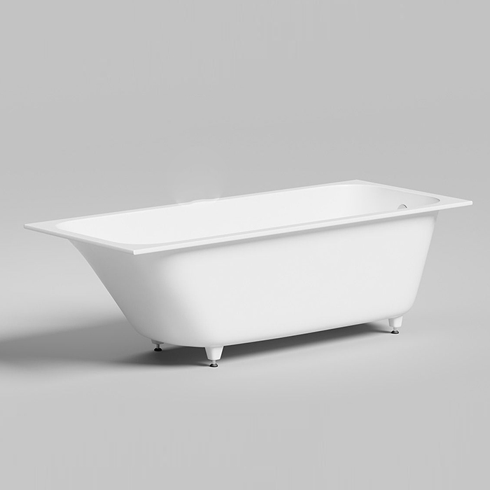 Salini Orlanda Встраиваемая ванна 160х70х60cм, прямоуг. чаша, S-Sense, цвет: белый глянцевый