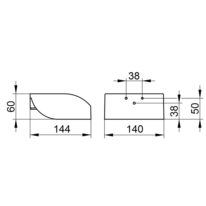 Keuco Elegance Держатель т/б, подвесной, c крышкой, цвет: хром