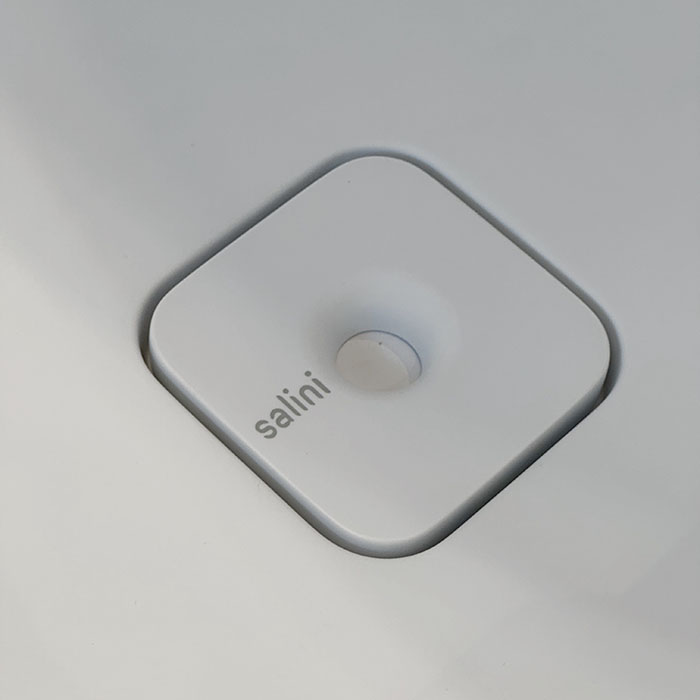 Salini Perla CL Ванна угловая 180x90см, материал S-Stone, цвет: белый матовый