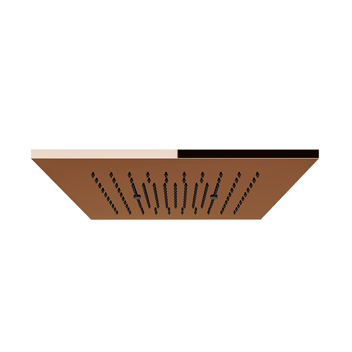 Gessi Minimali Накладная панель для душевой системы 35х35см., цвет: Copper PVD