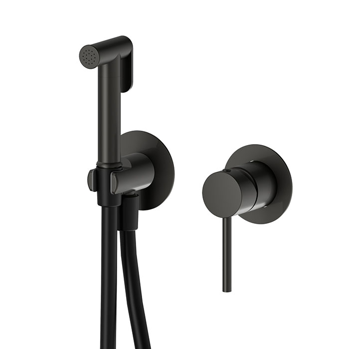 Newform Shut Off Гигиенический душ, внешняя часть, цвет: carbon satin
