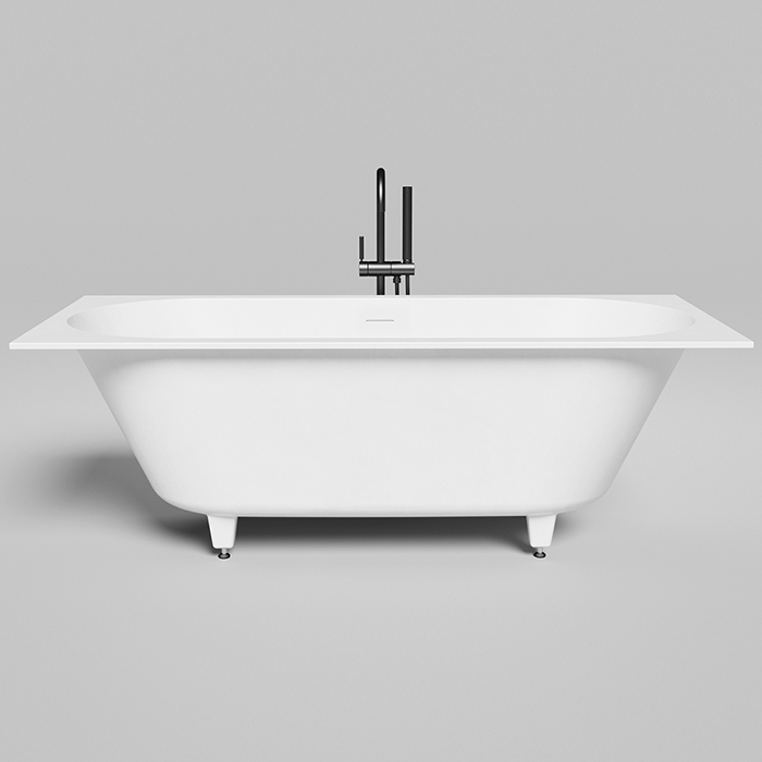 Salini Ornella KIT Встраиваемая ванна 170х75х60см., прямоугольная, материал: S-Stone, цвет: белый матовый