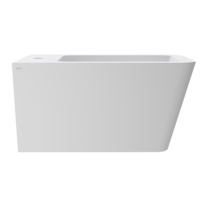 Alice Hide Square Биде подвесное 55х35см., цвет: белый матовый