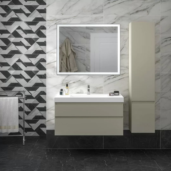 Kerama Marazzi Cubo Тумба подвесная 100см, с ящиками, цвет: лимо матовая