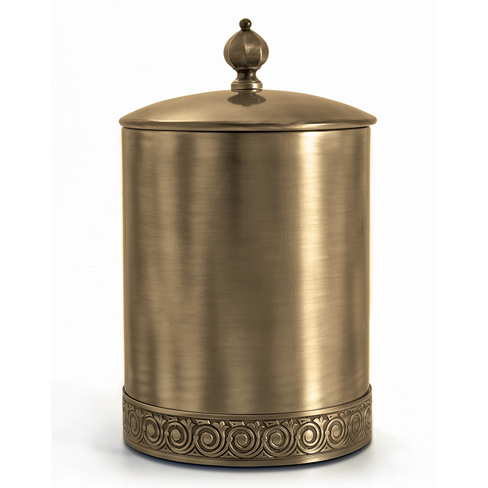 3SC Bally Ведро с крышкой, ручка Zar, цвет: золото 24к. Lucido