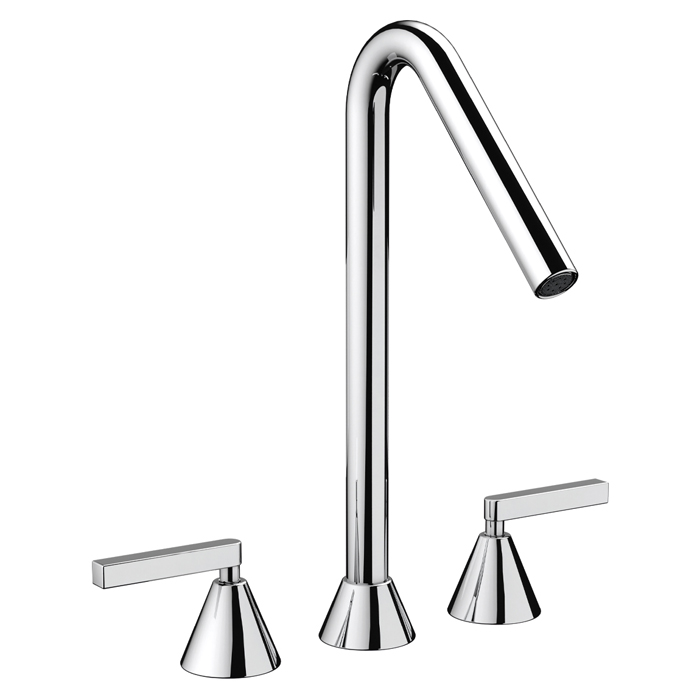 Nicolazzi Flag Смеситель для раковины, на 3 отв, h: 17см., цвет: хром
