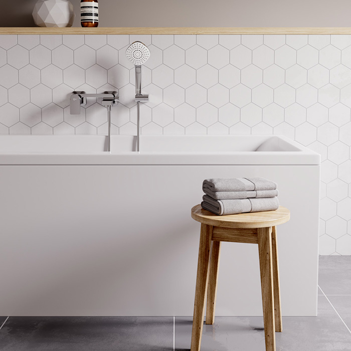 Ideal Standard Connect Air Ванна 170x75 см, встраиваемая, акрил, без панелей, перелива, без ножек, цвет: белый глянец