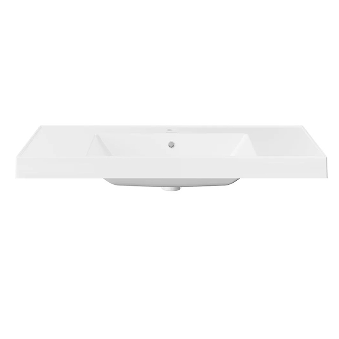 Kerama Marazzi Cubo Раковина подвесна 101х48.5см., с 1 отв., цвет: белый глянцевая