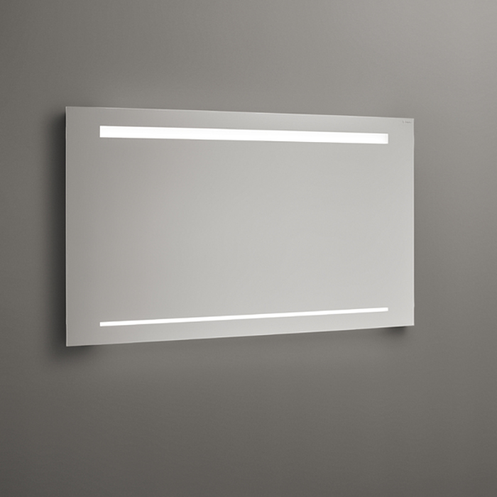 Burgbad Зеркало с подсветкой 90х64х2.5см , сенсорный выкл.с регулировкой силы света, IP24, корпус алюминий