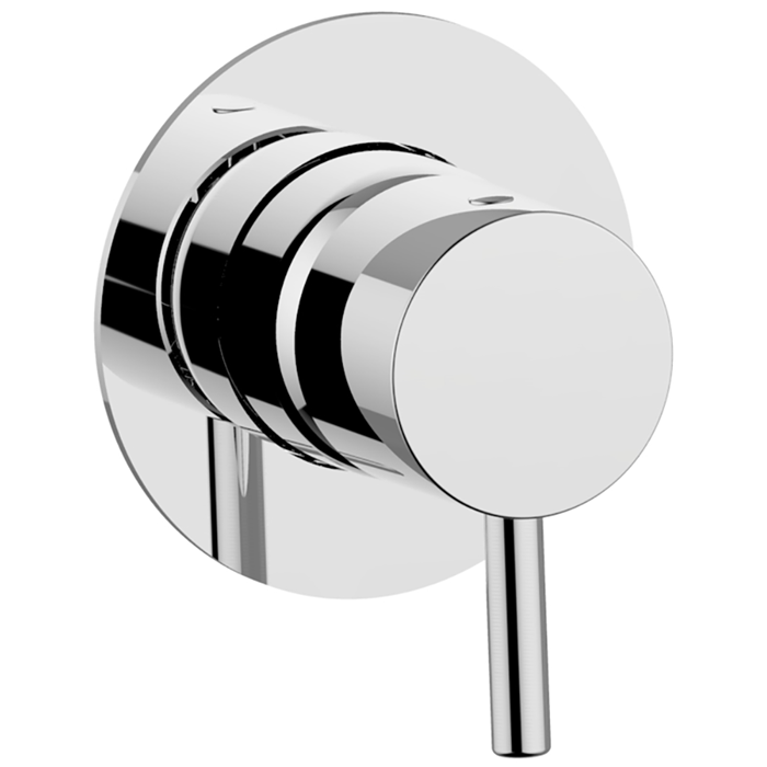 CISAL Less New Встраиваемый однорычажный смеситель для душа, цвет: хром 