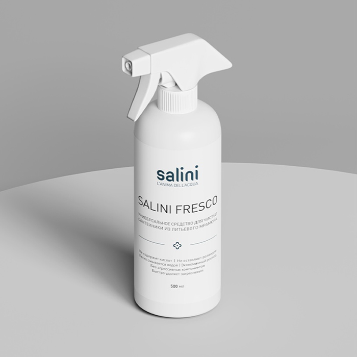 Salini FRESCO Универсальное средство для чистки сантехники из литьевого мрамора, 500мм