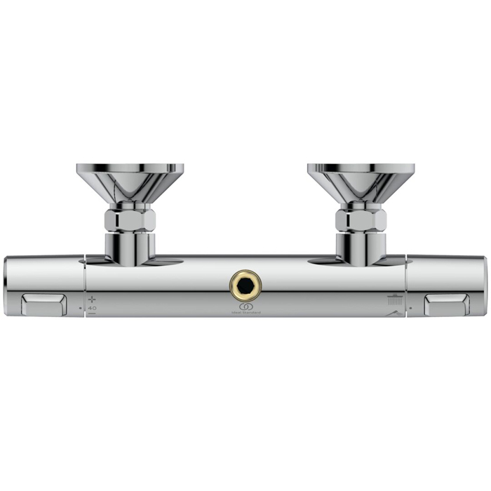 Ideal Standard Ceratherm T25 Душевая система с термостатическим смесителем, верхним душем Ø25см., держателем, лейкой для душа и шлангом 150см., цвет: хром