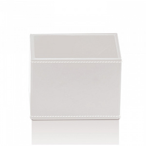 Decor Walther Brownie UB Универсальная коробка 11.5x8см, настольный, цвет: белая кожа