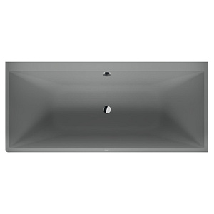 Duravit Vitrium Ванна встраиваемая 180x80см, Dx, с ножками, с2 наклонами для спины, прямоугольная, цвет: светло-серый матовый