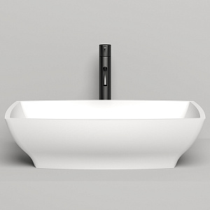 Salini Gloria Раковина 60x38x15см., без отв., накладная, S-Sense, цвет: белый глянцевый