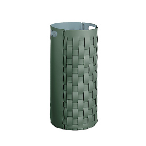 ADJ Круглая корзина для белья, D33x68 см., цвет: эвкалипт/небесный