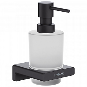 Hansgrohe AddStoris Диспенсер для жидкого мыла, цвет: черный матовый