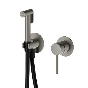 Newform Shut Off Гигиенический душ, внешняя часть, цвет: titanium satin