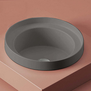 Artceram Fuori Scala Раковина 40 см, без отв., встраиваемая, без перелива, цвет: grigio oliva