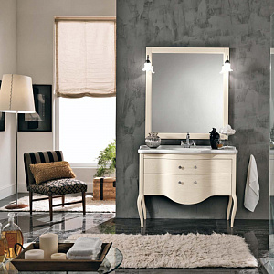 EBAN Sonia Комплект мебели, с раковиной, зеркалом, 108 см, Цвет: PERGAMON   