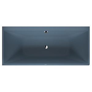 Duravit Vitrium Ванна встраиваемая 180x80см, Sx, с ножками, с2 наклонами для спины, прямоугольная, цвет: синий матовый