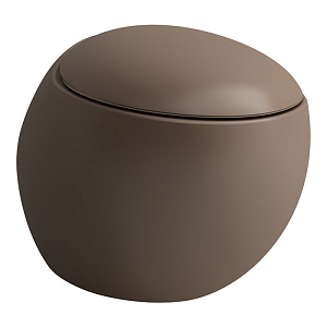 Laufen Alessi One Унитаз 58.5х39х35.5см., подвесной, безободковый, LCC, цвет: кофе матовый