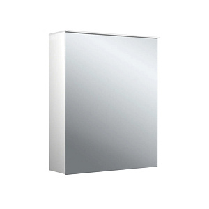 Emco Pure II Зеркальный шкаф 60см., с подсветкой  Lichtsegel, навесная модель, с подсв. для раковины, 1 дверка