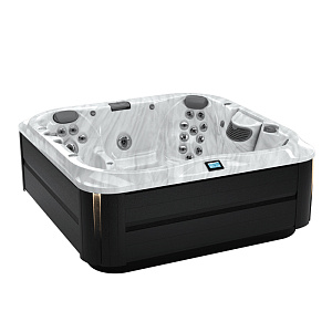 Jacuzzi J375 Минибассейн 231х231х97см, стерео, цвет Platinum, внешняя панель New Smoked Ebony