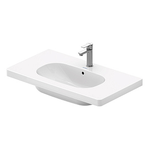 Duravit D-Code Раковина подвесная 85x48см, с 1 отв., с переливом, цвет: белый