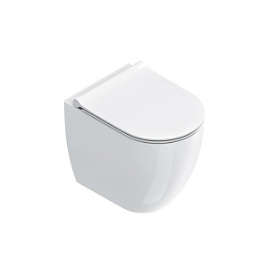 Catalano Sfera Унитаз 50х35см., напольный, безободковый, цвет: белый глянцевый