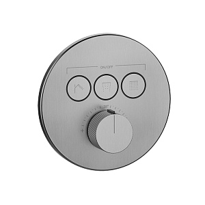 Gessi Hi-Fi Comfort Смеситель для душа, встраиваемый, термостатический, с 3 запорными кнопками, цвет: хром