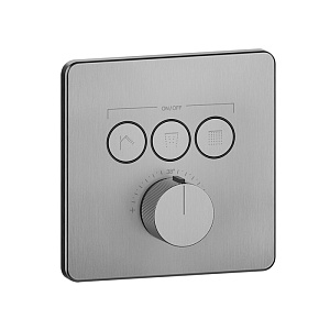 Gessi Hi-Fi Comfort Смеситель для душа, встраиваемый, термостатический, с 3 запорными кнопками, цвет: хром
