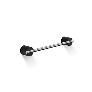 Decor Walther Black Stone HTE30 Полотенцедержатель 30см, цвет: черный матовый / сталь матовая