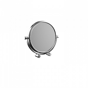 EMCO Pure Зеркало косметическое, Ø126мм, ручное, 5x кратное увеличение, настольное, цвет: хром