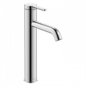 Duravit C.1 Смеситель для раковины, высокий, 1 отв., излив 136мм, цвет: хром