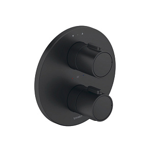 Duravit Thermostatic Смеситель для душа, настенный, термостатический, цвет: черный матовый