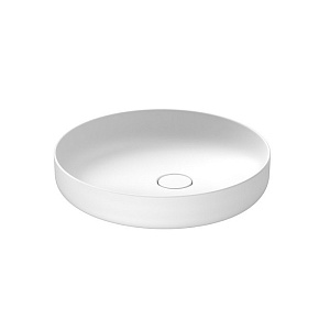 Duravit Vitrium Раковина 46см., накладная, без отв., круглая, без перелива, цвет: белый матовый