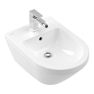 Villeroy&Boch Architectura Биде подвесное 37х53х27см., с 1 отв., цвет: альпийский белый