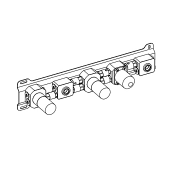 Fantini Внутренняя часть смесителя для ванны, 1/2"