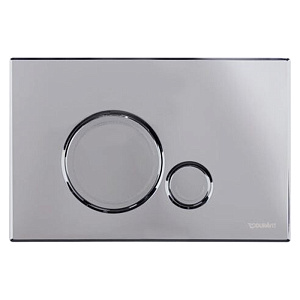 Duravit DuraSystem Beta 120 Клавиша смыва для унитаза, пластик, цвет: хром глянцевый 