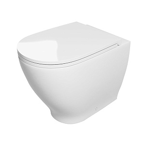 Kerasan Aquatech Унитаз напольный 55х36см, с крепежом, цвет: белый матовый