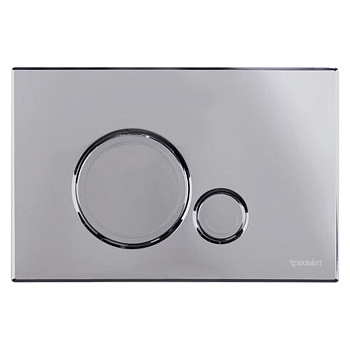 Duravit DuraSystem Beta 120 Клавиша смыва для унитаза, пластик, цвет: хром глянцевый 