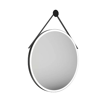 Kerama Marazzi Cono 70 Зеркало 70см., подвесное, цвет: черный матовый