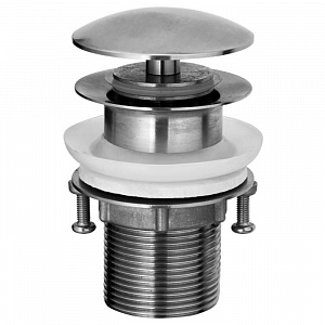 Bossini Inox Автоматический донный клапан из нержавеющей стали  1"1/4, цвет: Сатинированная сталь